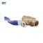 BT1060good quality brass gas safety types  ball valve