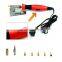 FRANKEVER electric heating soldering iron 6 TIPS kit wood pyrography kit woodburning pen