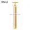 Original inFace Gold-plated Massage Stick Skin Facial Eye Massage Instrument IPX7 Waterproof 24K Face-lift Gold Beauty Bar