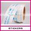 SJ10013 Custom self adhesive printed thermal sticker