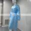 PP PE blue medical gown for hospital surgical