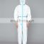 Disposable CATIII PPE Suit Coverall with Hood and taped seams