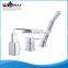 Single Handle Faucets 3 Hole Deck-Mounted Faucet Basin Mixer Bathroom Shower Sets