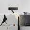 New Design Black Metal Vintage Rectangle Wall Lamp Two Light Sources Indoor Decoration Wall Lighting