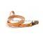 New arrival brown key holders leather strap hang around neck cheap custom leather mobile phone key chain