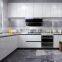 Modern Luxury Villa Apartment White Lacquer High Gloss New Design Kitchen Cabinets