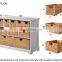 Large Storage Chest of Drawers With Baskets Hallway Bathroom Basket Storage Unit Cabinet