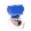 CWX-15N/Q Copper nickel plated 2 way electric ball valve