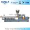 TSH-65 130KW Conical Twin Screw Plastic Recycling Extruder