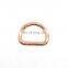 wholesale high quality Rose Gold Dog Collar hardware Metal Quick Side Release Buckles D ring