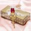Crystal Rose Flower Figurines Craft Wedding Valentine's Day Favors And Gifts Souvenir Table Decoration With Box