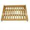Bamboo Storage Holder Eco Friendly Foldable Multi-purpose 3-layer Bamboo Food Storage Rack Shoes Rack