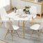 Nordic Wholesales Mdf Square Dining Table Set Furniture Modern Dine Room Chaires Dining Tables Coffee Table With 4 Chairs