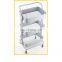 Wholesale various styles island cart storage office craft trolley kitchen cabinet organizer