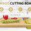 Extra Large Bamboo Cutting Board Collapsible Silicone Bowls Kitchen Sink Chopping Board With Containers for Storage