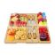 Bamboo Cheese Board Charcuterie Board Set With Removable Tray Includes 4 Serving Utensils For Gift