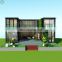 CE Approved Luxury One Family 2 Floor Container House Residential Modular Prefabricated Solar Roof House in France