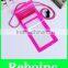 dry bag pvc material mobile phone waterproof bag with earphone jack for iPhone fishing rafting swimming