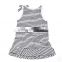 2015 the latest design Custom Girl's classic stripe dress princess dress casual China Supplier / Dress Cute Summer Girls' Dress