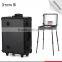 Newest design custom logo trolley makeup case with touch screen
