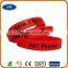 segment rubber bracelet with SILK SCREENED logo