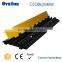 Lower Factory Price 2/3/5/channels Yellow and Black Rubble Cable Protector