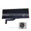 Norwegian Laptop Replacement Keyboard For Apple Macbook Pro Retina 15" A1398 2013-2016