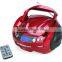 Factory Price Red AM FM Radio Boombox Portable CD Boombox USB Boombox