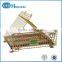 Stacking foldable wire mesh container with lid