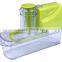 30W DC motor Electric Vegetable & Fruit Mandoline onion slicer with 8 Accessories 1.8L drawer Capacity