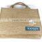 Wholesale customized promotion jute bag with good quality cheap price