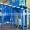 Automatic sand peening room with protable sand blasting tank