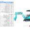 1.8ton cheap mini hydraulic excavator/mini digger