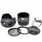 JJC Camera 6-in-1 58MM Lens Adapter UV CPL Filters Lens Hood Lens Cap Kit for Canon G15/G16