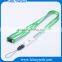 Polyester custom fashion cheap cell phone lanyard with clip