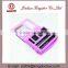Jinhua Supplier Handmade Rectangular Cosmetics Box with EVA Tray Mirror