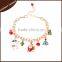 Wholesale fashion cute charm Christmas bracelet/