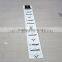 new customized white pp triple hooks clip strips
