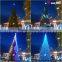 Outdoor Tall Metal LED Flat Flashing Christmas Trees