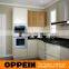 Kenya Apartment Modern Light Yellow Matte HPL And Melamine Kitchen Cabinet
