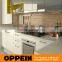 White Acrylic Cupboard L Shape Wood Kitchen Cabinet