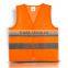 Construction Reflective Working Safety Vest With Zipper for Men the Electrician Sanitation Workers