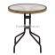 2016 Patio outdoor American furniture-american style table with glass