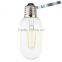 Antique Retro Vintage Edison LED Light E27/E26 Incandescent Lamps 220V/110V 2W LED T45 Filament Bubble Bulb for Home Decoration