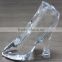 transparent crystal shoes with acrylic shoes