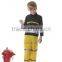 Party child firefighter costume for carnival