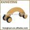 Promotional Skidproof Hand Held Wooden Roller Massager For Face