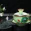 Wholesale premium Chinese ceramic teaset bone china gaiwan pottery gaiwan 120ml tea cup teaware gai wan