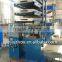 High efficiency four pillars hot press molding machine / rubber floor mats making equipment