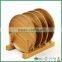 Bamboo Kitchen Dish Holder and Plate